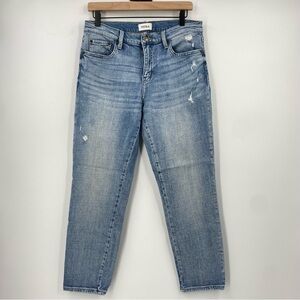 PISTOLA High Rise Straight Leg Jeans